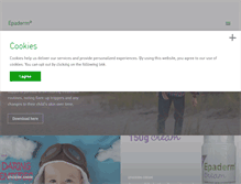 Tablet Screenshot of epaderm.com